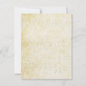 Radiant Paars-Romantic Heart Leaf Wedding Bedankkaart (Achterkant)