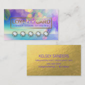 Radiant Palm Tree Loyalty Card 5 Diamonds (Voorkant / Achterkant)