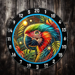 Radiant Parrot Dartboard voor alle gelegenheden Dartbord