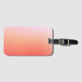 Radiant Pastel Sunset Gradient Bagagelabel (Voorkant (horizontaal))