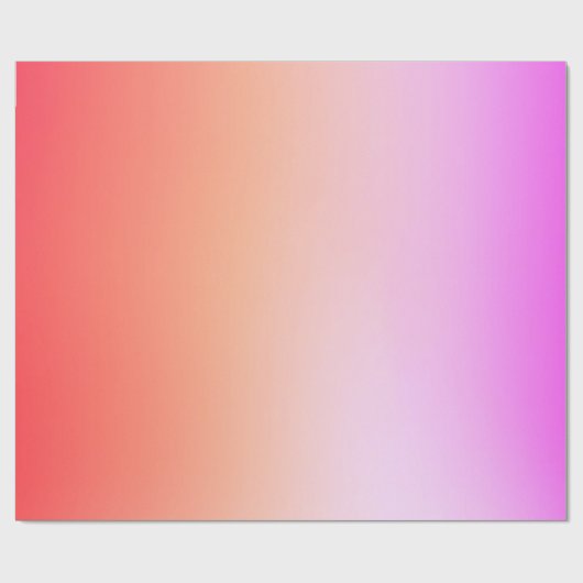 Radiant Pastel Sunset Gradient Cadeaupapier (Vlak)