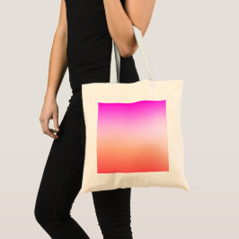 Radiant Pastel Sunset Gradient Tote Bag