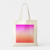 Radiant Pastel Sunset Gradient Tote Bag (Achterkant)