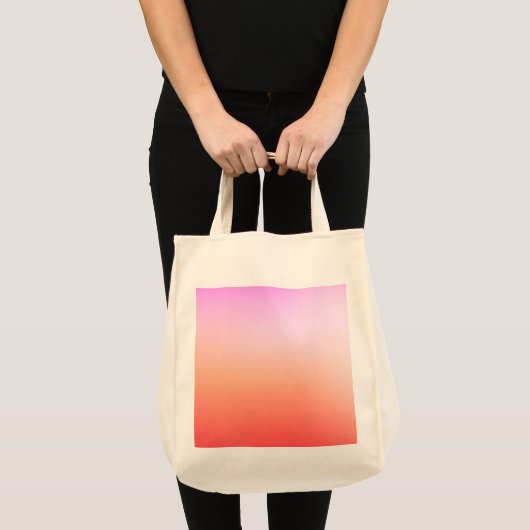 Radiant Pastel Sunset Gradient Tote Bag (Voorkant (product))