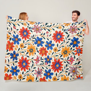 Radiant Petal Path 60x80 Fleece Deken
