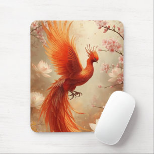 Radiant Phoenix Cherry Blossom Art Muismat