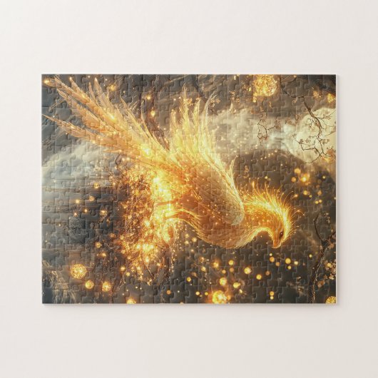 Radiant Phoenix Fire Puzzle (Horizontal)