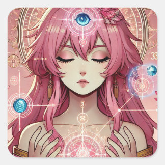 Radiant Pink Dream Aura Sticker Blad