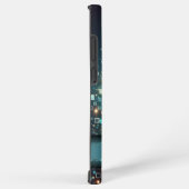 Radiant Pixel Bokeh Samsung Galaxy Hoesje (Rechterkant)