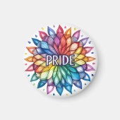 Radiant PRIDE Maand Mandala Magneet (Voorkant)