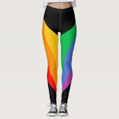 Radiant Rainbow Blackout-Leggings Leggings (Voorkant)