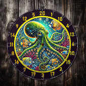 Radiant Reefs Octopus Dartboard Dartbord