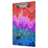 "Radiant Reflection" Kleurrijke Abstracte kunst Klembord (Links)