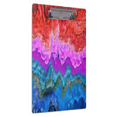 "Radiant Reflection" Kleurrijke Abstracte kunst Klembord (Rechts)