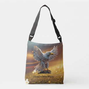 "Radiant Regal Eagle Design" Crossbody Tas