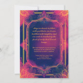 Radiant Reverie Invitation Kaart (Achterkant)