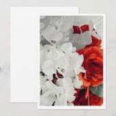 Radiant Rose Wedding Invitation (Devant / Derrière)