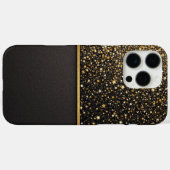 Radiant Shield (Glitter - goud - leer) Case-Mate iPhone Case (Achterkant (horizontaal))