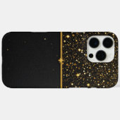 Radiant Shield (Glitter - goud - leer) Case-Mate iPhone Case (Achterkant (horizontaal))