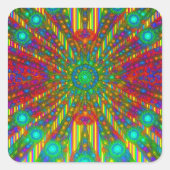 Radiant Spectrum Burst Kaleidoscope Sticker (Devant)
