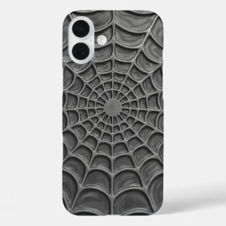Radiant spiraal web Abstract iPhone 16 Plus Hoesje