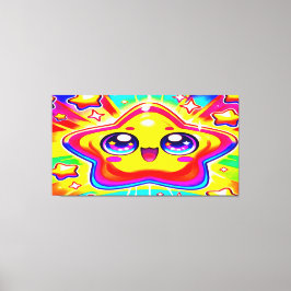 Radiant Starburst Joy Wall Art Canvas Afdruk