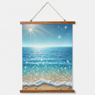 Radiant Summer Ocean Wall Tapestry: 26 "x36" Hout Hangend Wandkleed