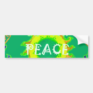 Radiant Sun: Peace Be With You Inspirerend print Bumpersticker
