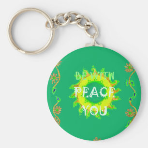 Radiant Sun: Peace Be With You Inspirerend print Sleutelhanger