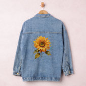 Radiant Sunflower Denim Jacket (Hangar)