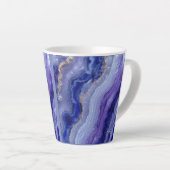 Radiant Tanzanite Faceted Latte Mok (Rechterhoek)