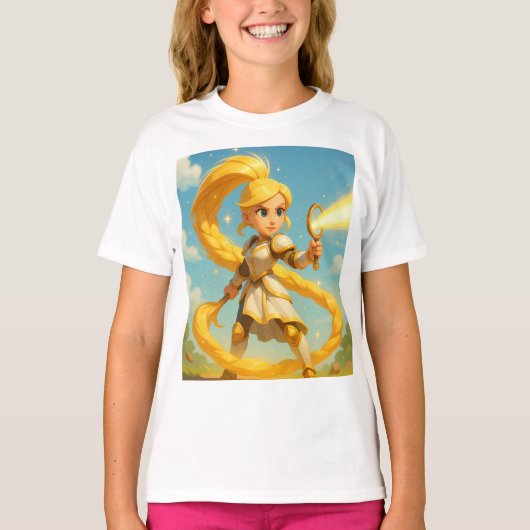 Radiant Warrior - Light Side Heroine T-shirt (Voorkant)