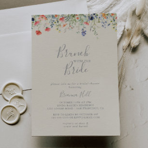 Radiant Wildflower Brunch met de bruidsdouche Kaart