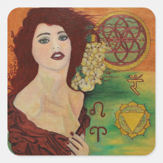 Radiant Will: Solar Plexus Chakra Godin Sticker