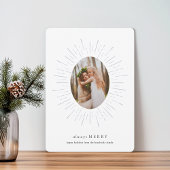 Radiant Wish Holiday-fotokaart | Mist Feestdagenkaart