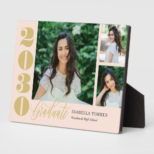 Radiante momenten EDITABLE Afstuderen Plaque Fotoplaat