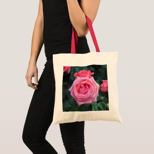 Radiante Rozen Canvas tas (Voorkant (product))