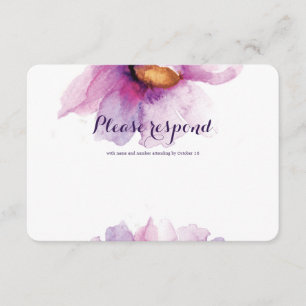 Radiante Waterverf Peonies RSVP Kaartje
