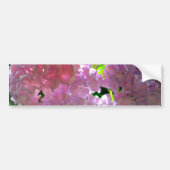 Radiantroze hydrangeas bumpersticker (Voorkant)
