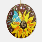 Radiate Ceramic Round Ornament (Links)