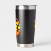 "Radiate Happiness" Sun With Beams Geïsoleerde Drinkbeker (Links)