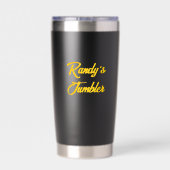 "Radiate Happiness" Sun With Beams Geïsoleerde Drinkbeker (Achterkant)