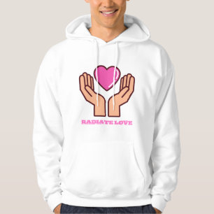 Radiate Love – Inspirerend Hoodie voor een Positie