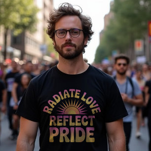 Radiate Love Reflet Fierté LGBTQ+ T-Shirt