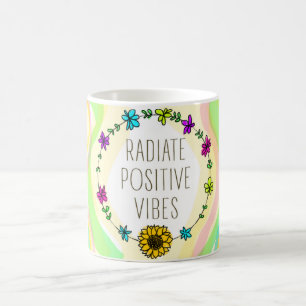 Radiate Positive Vibes Koffiemok