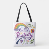 Radiate Positivity-Canvas tas (Achterkant)