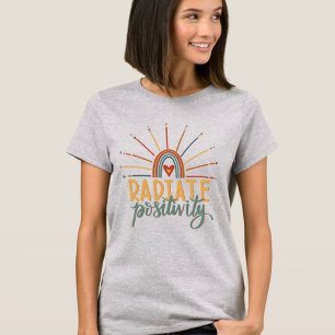 Radiate Positivity Heart Inspirivity T-shirt
