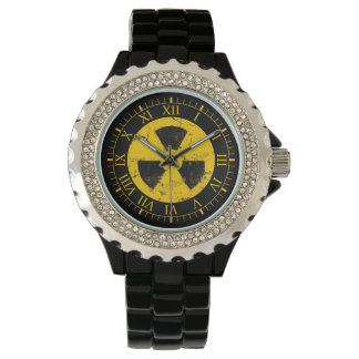 Radiatie nucleair symbool horloge