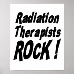 Radiatie Therapisten Rock! Poster afdrukken