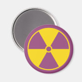 Radiatiesymbool Magnet Magneet (Voorkant / Achterkant)